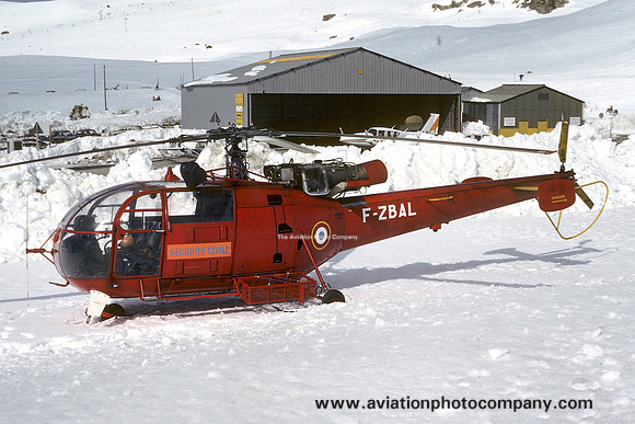 French Securite Civile Sud Alouette III F-ZBAL (1979)
