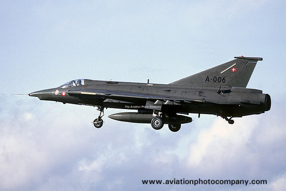 Danish Air Force Esk 725 SAAB Draken F-35 A-006 (1992)