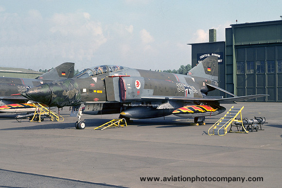 German Air Force AKG51 McDonnell RF-4E Phantom 35+28 at the Tactical Air Meet RAF Wildenrath (1978)