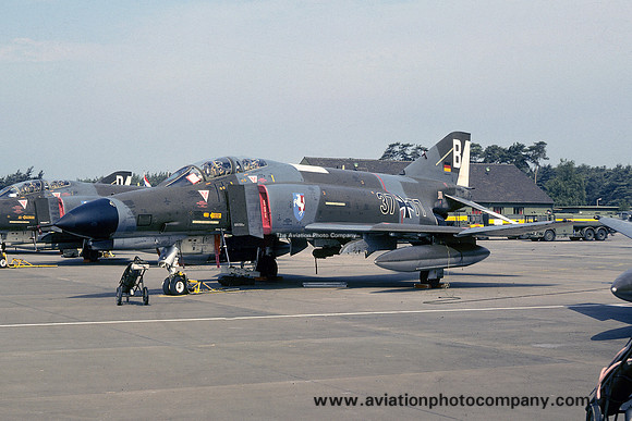 German Air Force JBG36 McDonnell F-4F Phantom 37+77 at the Tactical Air Meet RAF Wildenrath (1978)