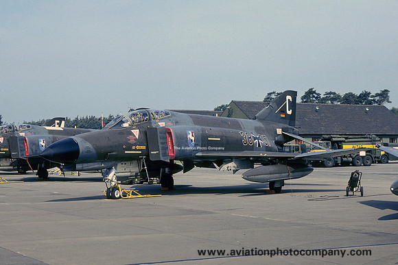 German Air Force JBG36 McDonnell F-4F Phantom 38+37 at the Tactical Air Meet RAF Wildenrath (1978)