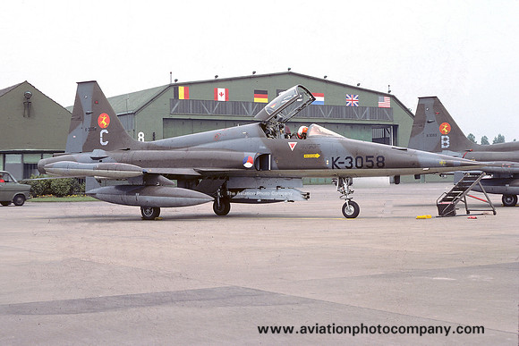 Dutch Air Force 314 Squadron Canadair NF-5A Freedom Fighter K-3058 at the Tactical Air Meet RAF Wildenrath (1978)