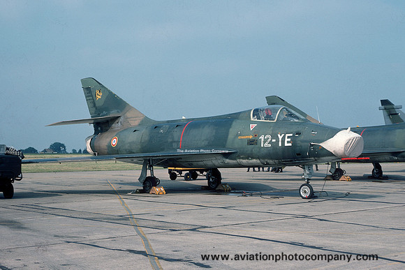 French Air Force EC1/12 Dassault Super Mystere B.2 22/12-YE (1977)