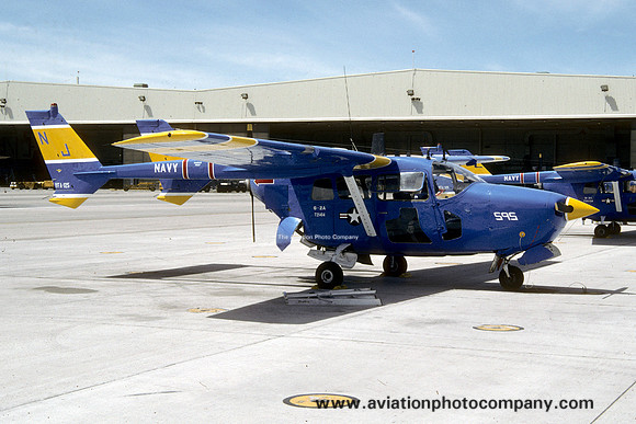 US Navy VFA-127 Cessna O-2A Skymaster 721414/NJ-595 (1989)