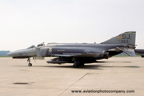 USAF 4th Tactical Fighter Wing 335th Tactical Fighter Squadron McDonnell F-4E Phantom 74-1053/SJ (1989)