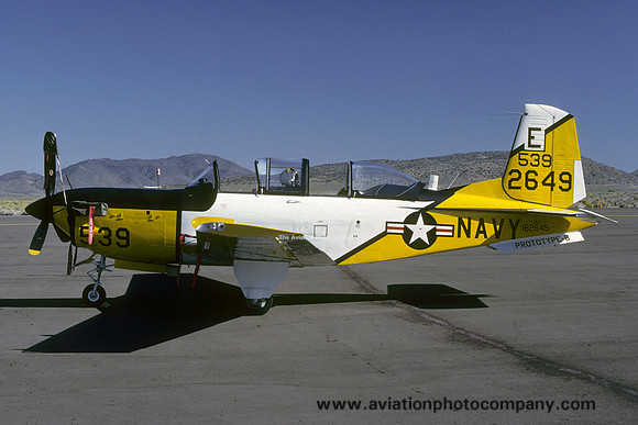 US Navy Prototype-B Beech T-34C Mentor 162649/E-539 (1989)