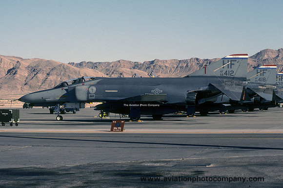 USAF Indiana ANG 113rd Tactical Fighter Squadron McDonnell F-4E Phantom 68-0412/HF (1989)