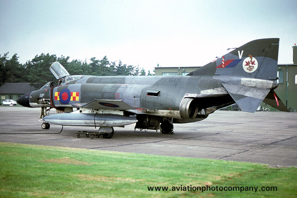 RAF 92 Squadron McDonnell F-4M Phantom FGR.2 XV470/V (1978)