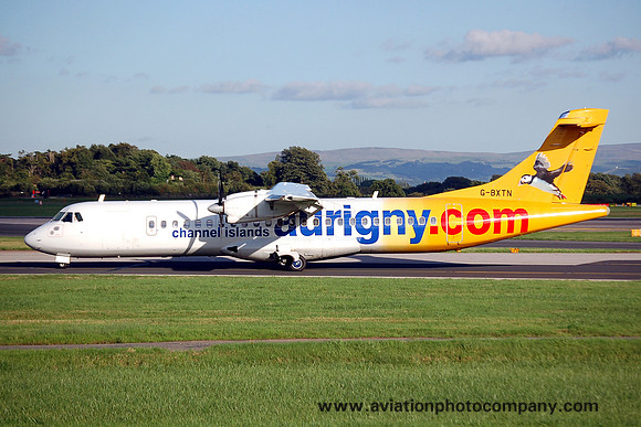 Aurigny Air Services ATR-72-202 G-BXTN at Manchester (2006)