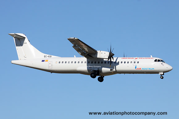 Air Nostrum/Iberia Regional ATR-72-212 EC-KGI (2017)