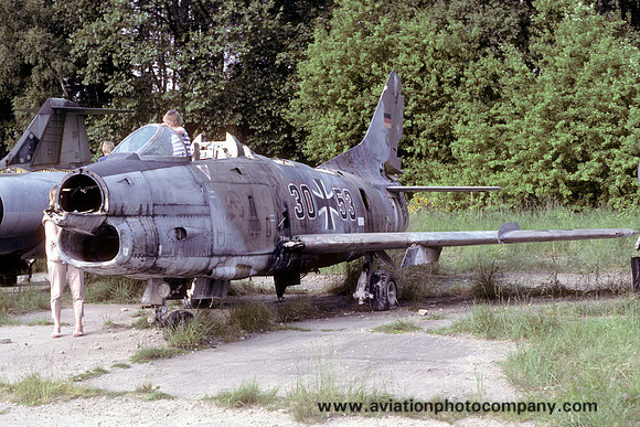German Air Force FIAT G-91R 30+53 dumped at Fassberg (1983)