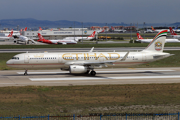 Etihad Airways Airbus A321-200 A6-AEA at Istanbul (2017)