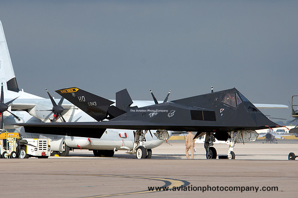 USAF 49th Fighter Wing 8th Fighter Squadron Lockheed F-117A Nighthawk 88-0843/HO at MCAS Miramar (2007)