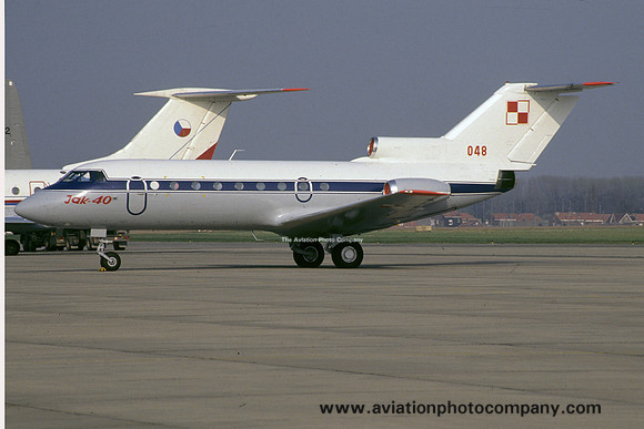 Polish Air Force 36 SPLT Yakolev Yak-40 048 (1992)