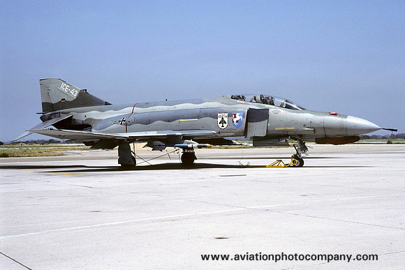German Air Force JBG36 McDonnell F-4F Phantom 38+43 (1992)
