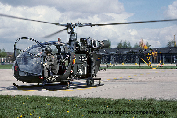 German Army HFWS Sud Alouette II 76+92 (1991)