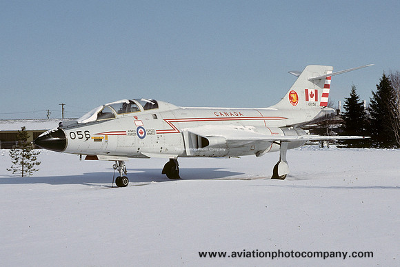 Canadian Air Force McDonnell CF-101B 101056 displayed at CFB Cold Lake (1992)