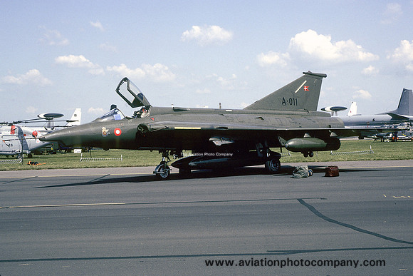 Danish Air Force Esk 729 SAAB Draken F-35 A-011 (1992)