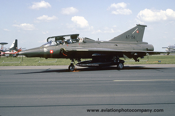 Danish Air Force Esk 729 SAAB Draken TF-35 AT-156 (1992)