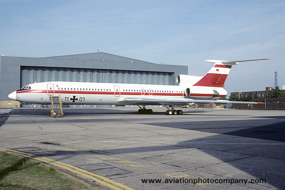German Air Force LTG65 Tupolev Tu-154M 11+01 (1992)