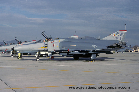 USAF 37 TFW 563 TFS McDonnell F-4E Phantom 74-1049/WW (1989)