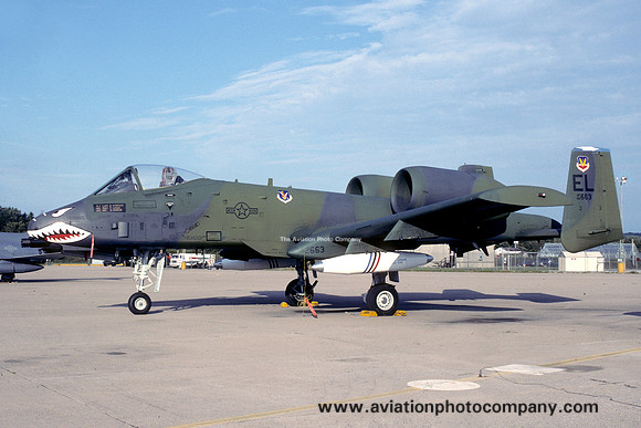 USAF 23 TFW 74 TFS Fairchild A-10A Thunderbolt 82-0663/EL (1989)