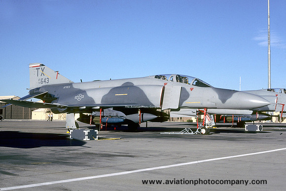 USAF AFRes 704 TFS McDonnell F-4E Phantom 74-1643/TX (1989)