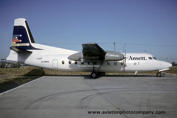 Ansett NSW Fokker F-27-200 Friendship VH-MMS (1985)