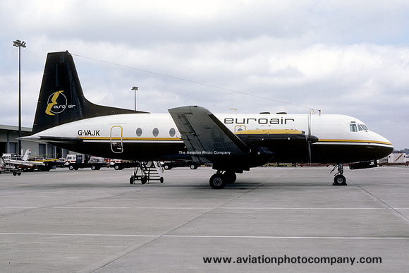 Euroair Hawker Siddeley HS.748-105 G-VAJK (1986)