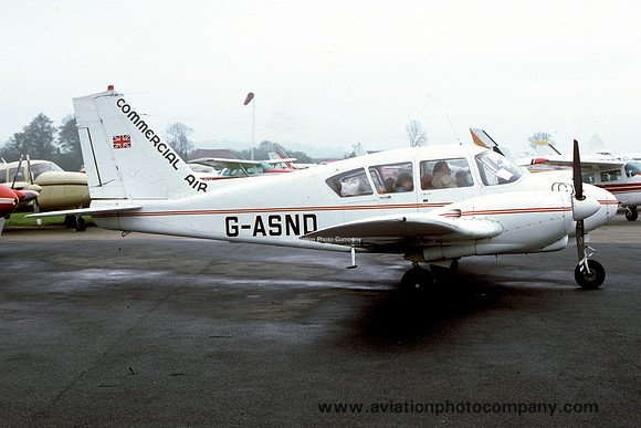 Commercial Air Piper PA-23-250 Aztec G-ASND (1986)