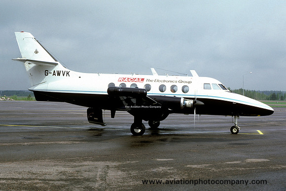 Racal Decca Avionics Handley Page Jetstream 1 G-AWVK (1986)