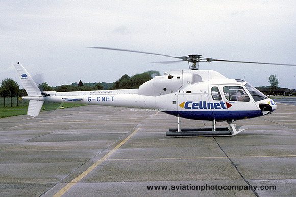 Helicopter Management/Cellnet Aerospatiale AS.355F1 Ecureuil 2 G-CNET (1986)