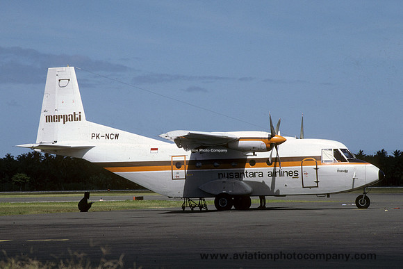 Merpati Nusantara Airlines CASA C.212-200 Aviocar PK-NCW (1986)