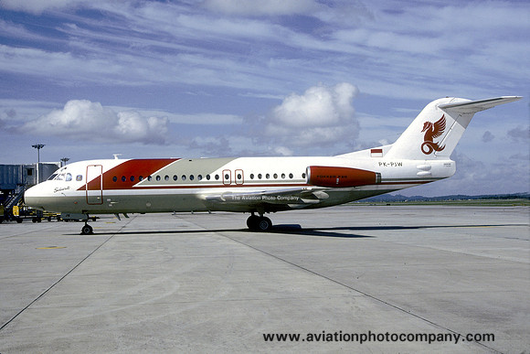 Pelita Air Service Fokker F-28-4000 Fellowship PK-PJW (1986)