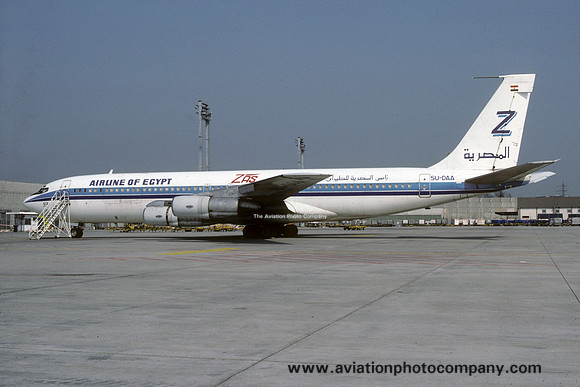 ZAS Airlines of Egypt Boeing 707-328C SU-DAA (1986)
