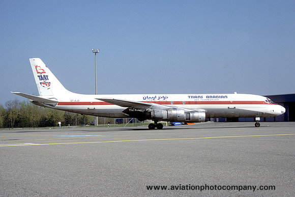 Trans Arabian Air Transport Douglas DC-8-55F ST-AJD (1986)