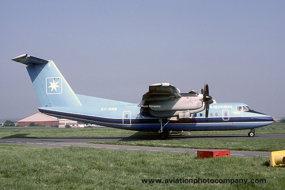 Maersk Air DHC-7-102 OY-MBE (1986)