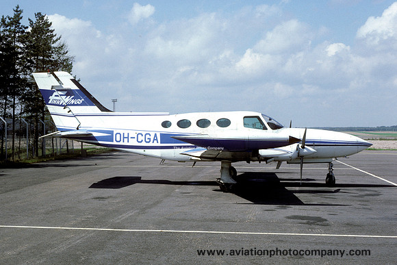 Finn Wings Cessna 402B OH-CGA (1986)