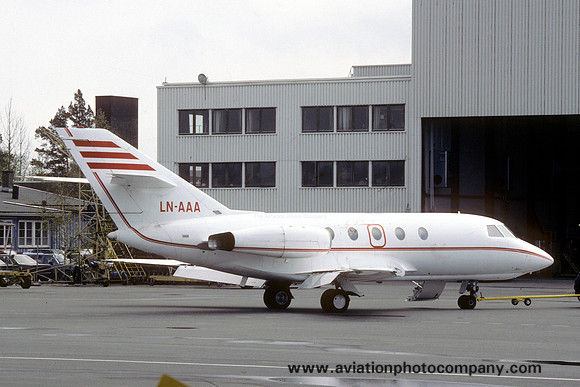 Dassault Falcon 20 LN-AAA (1986)