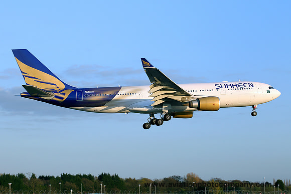 Shaheen Airbus A330-200 Ap-BML at Manchester IAP (2016)