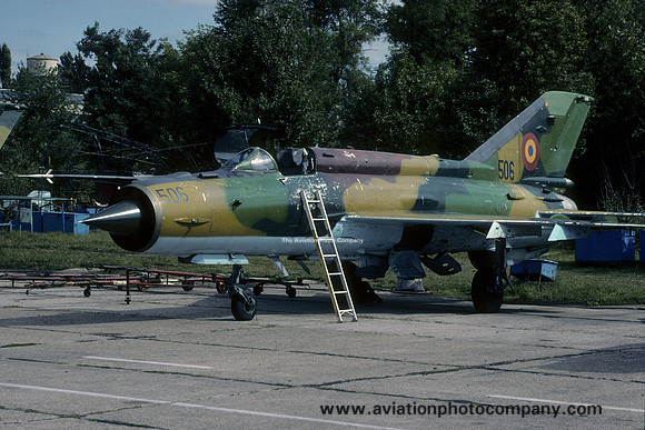 Romanian Air Force Mikoyan MiG-21M Lancer-A 506 (2003)