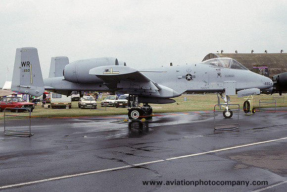 USAF 81 TFW Fairchild A-10A Thunderbolt 82-0655/WR (1992)