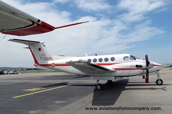 French Securite Civile Beech King Air 200 F-ZBMB at Marignane (2013)
