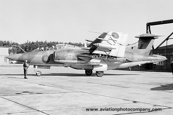 RAF 237 OCU Blackburn Buccaneer S.2A XT274 at RAF Lossiemouth (1976)