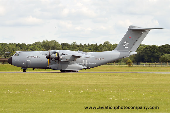 German Air Force LTG62 Airbus A400M 54+03 at RIAT Fairford (2016)