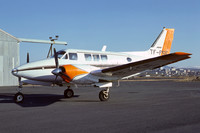 Beech 65-B80 Queen Air TF-FSE at Reykjavik (1977)