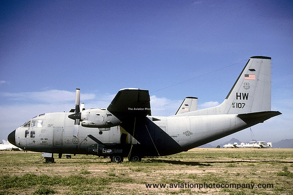 USAF Aeritalia C-27A 90-0107 stored at AMARC Davis Monthan (2000)
