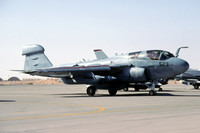 US Navy VAQ-142 Grumman EA-6B Prowler 163525/NL-523 at Prince Sultan AB (2002)