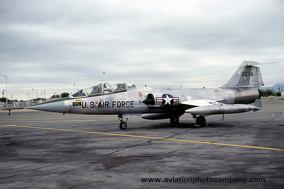 USAF 58 TTW Lockheed TF-104G Starfighter 61-3074 (1980)