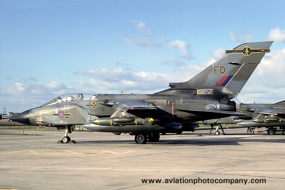 RAF 16 Squadron Panavia Tornado GR.1 ZA460/FD at RAF Lossiemouth (1985)